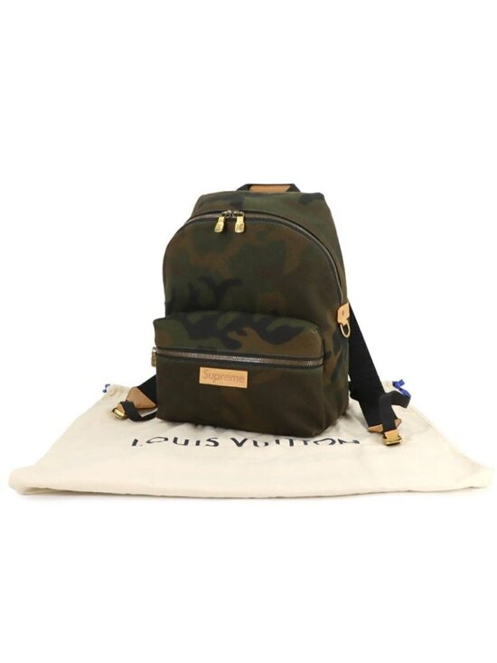 Louis Vuitton Supreme Apollo Backpack Canvas Camouflage main image 10